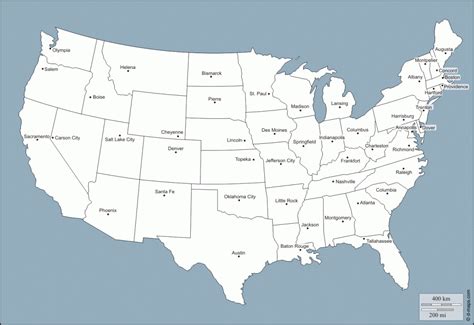 caps names blank  map united states map map  usa states
