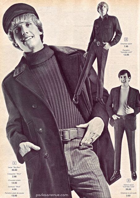 Mod Fashion 3 Eatons Catalog 1966 1960s Mens Fashion Mod Fashion