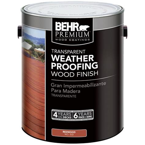 View our website to receive a free quote and find out how to receive 10. BEHR Premium 1 gal. #502 Redwood Transparent ...