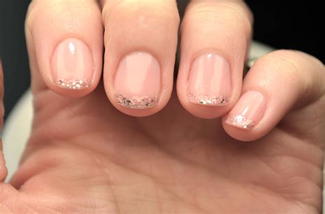 Diy Easy Glitter French Manicure Diy Nails Art Glitter French