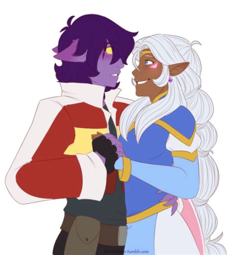 Galra Keith And Princess Allura Sharing A Romantic Dance From Voltron