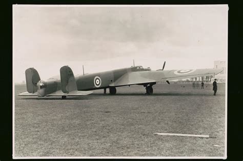 An Raf Armstrong Whitworth Whitley Aw 38 Bomber Transporter Plane