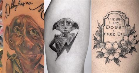 Harry Potter 10 Dobby Tattoos Devoted Fans Will Love