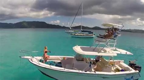 Big Blue Excursions Power Boat St John Virgin Islands Aerial Dji