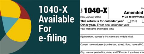 Irs Makes Form 1040 X Amended Tax Returns Available For E Filing