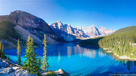 Please contact us if you want to publish a cool nature desktop. Lakes: Moraine Lake Mountain Nature Fun Forest Cool ...