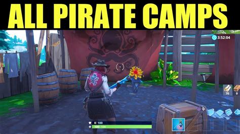 How To Visit All Pirate Camps Fortnite All 7 Pirate Camp Locations