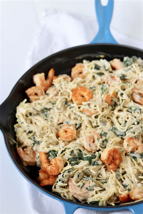 Paleo Shrimp Alfredo With Spaghetti Squash Recipe With Images