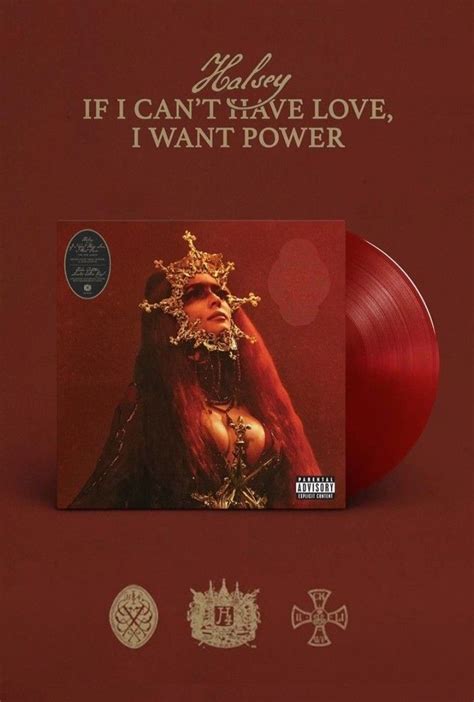 Halsey If I Cant Have Love I Want Power Album Cover