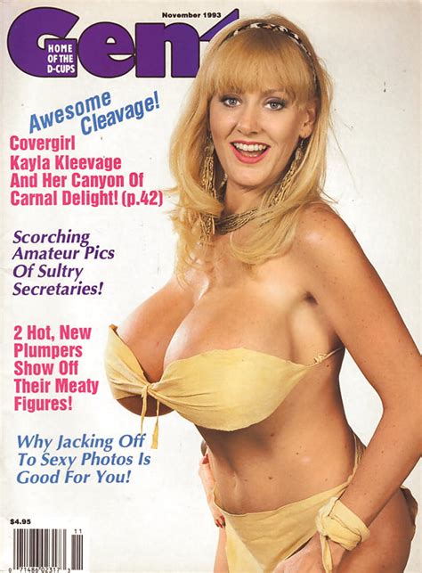 Kayla Kleevage Vintage Adult Magazine Covers 116