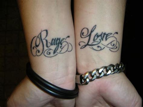 Wrist Love Tattoo Designs