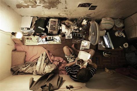 Photos Inside Hong Kongs Coffin Sized Apartments