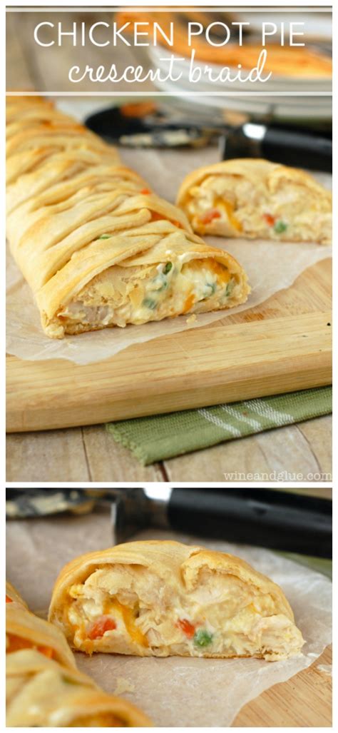 The raw pie dough will keep airtight in the refrigerator for up to 3 days. Chicken Pot Pie Crescent Braid (frozen dough) | KeepRecipes: Your Universal Recipe Box