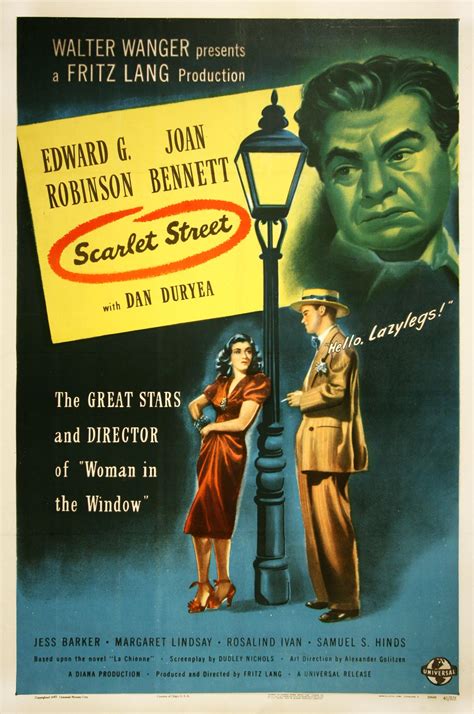 Like 13 rue madeleine, it is a tribute to office of. (Film) Scarlet Street