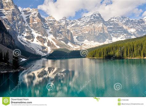 Moraine Lake In Banff National Park Canadian Rockies Canada Royalty