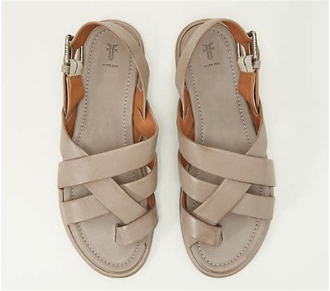 Frye Leather Toe Loop Sling Back Sandals Tait