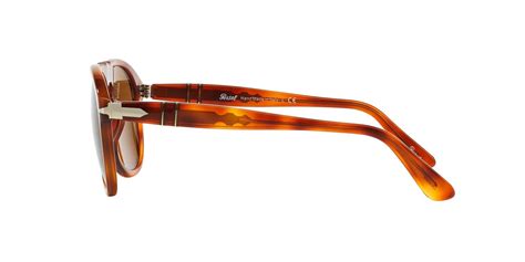 Sunglasses Persol Po 0649 96 33 54 20 Unisex Ecaille Aviator Frames Full Frame Glasses Classic