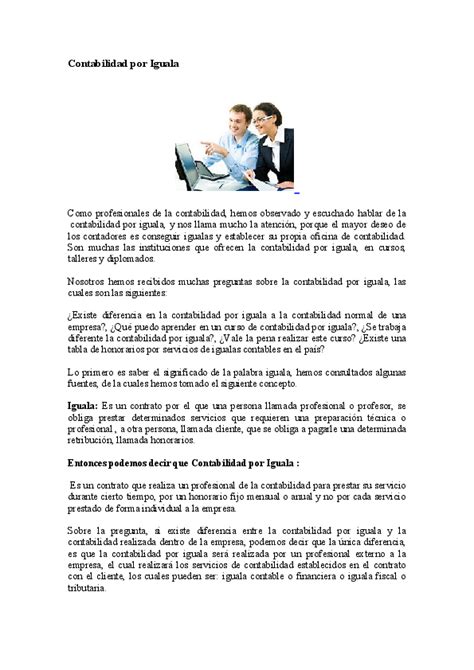 Servicio Contabilidad Ejemplo De Propuesta De Servicios Contables