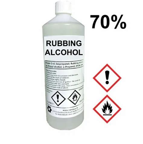 Isopropyl Alcohol 70 1 Litre Bottle Price From Rs130unit Onwards
