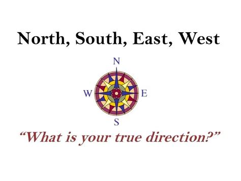 Ppt North South East West Powerpoint Presentation Free Download