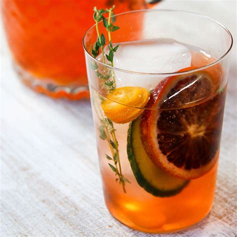 Blood Orange Sangria With Gin And Aperol By Something New