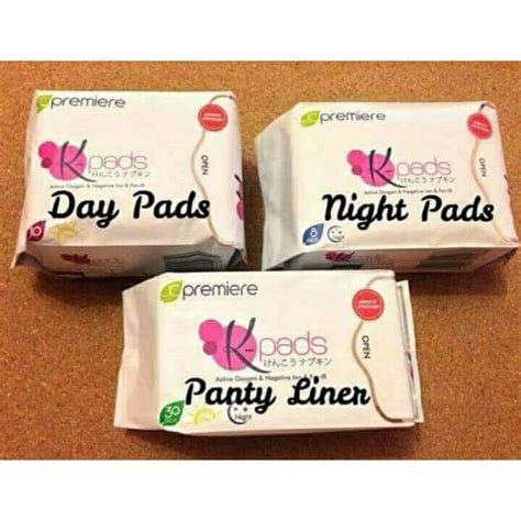 Original K Pads Pantyliner And Napkins Jc Premier Helps