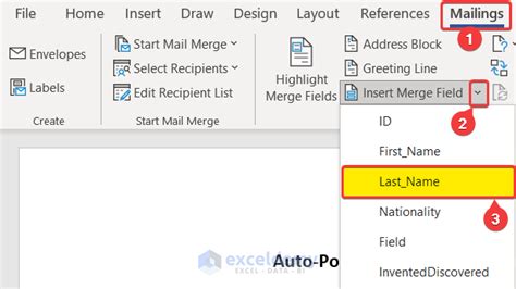 How To Auto Populate Word Document From Excel With Quick Steps