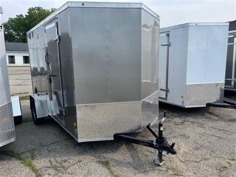 6x12 Mti Enclosed Trailer W Ramp Door Single With 6ft 6in Interior