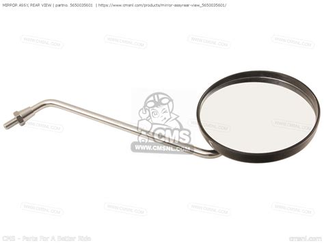 mirror assy rear view for pv50 1987 h e01 order at cmsnl