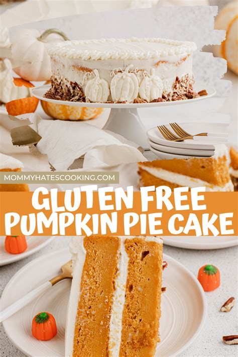 Pumpkin Pie Cake Gluten Free Optional Mommy Hates Cooking