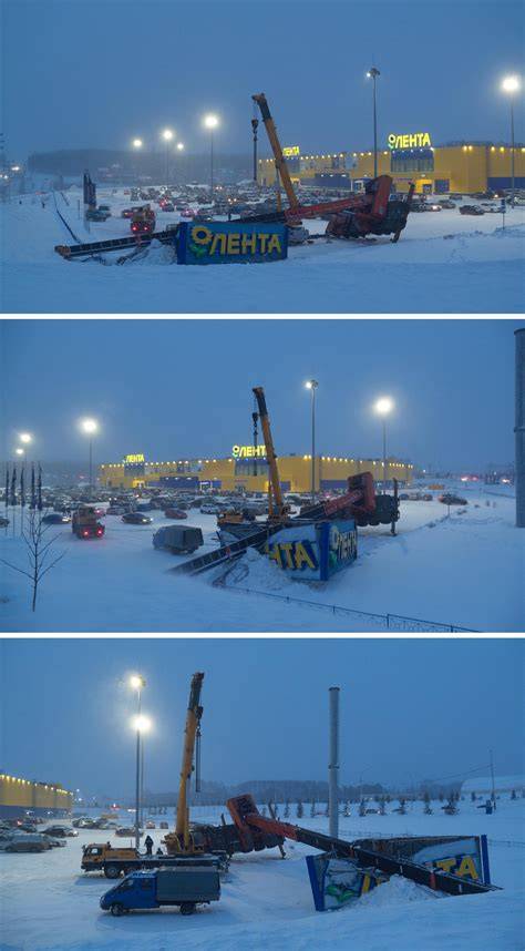 KATO crane accident, Prokopievsk, Russia, 11-28-2019 : r