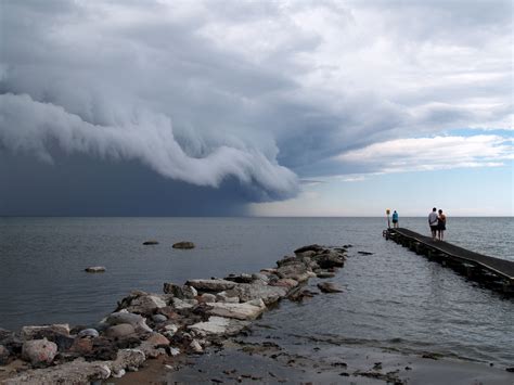 Cumulonimbus Dreamy Baltic Sea Scary Images Clouds Natural Phenomena