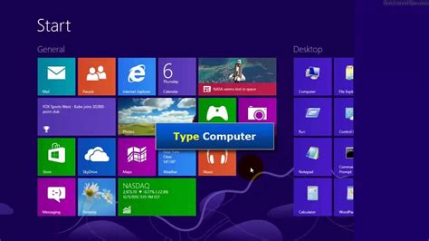 The process remains exactly the same as earlier, but here's a refresher. Windows 8 - Four ways to open My Computer (using mouse ...