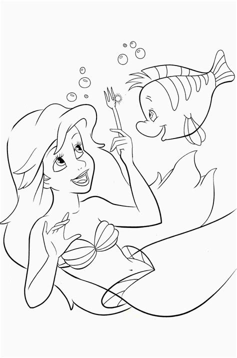 Disney Adult Coloring Books Ariel Coloring Pages Cartoon Coloring