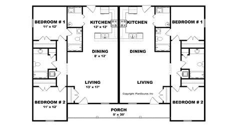4 Plex Apartment Floor Plans Floorplansclick