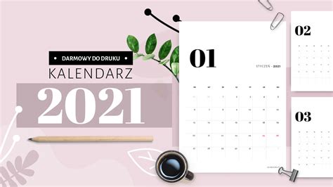 Kalendarz 2021 Do Druku Darmowy Kalendarz Do Pobrania