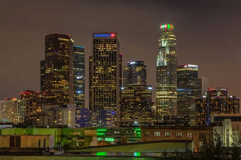 Photo Of The Week La Skyline By Night Gate To Adventures