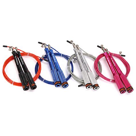 Procircle Non Slip Adjustable Aluminium Long Handle Speed Jump Rope