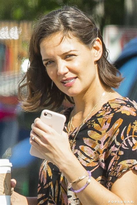 Katie Holmes Debuts A Diamond Ring On That Finger — Are She And Jamie