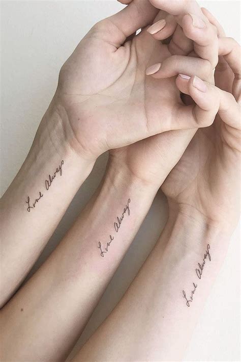 Script Wrist Tattoo Designs