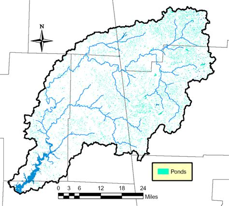 6 Ponds In The Illinois River Basin Derived From 124000 Scale United