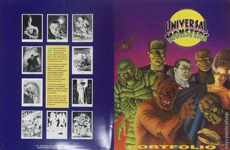 Universal Monsters Portfolio 1991 Universal Comic Books