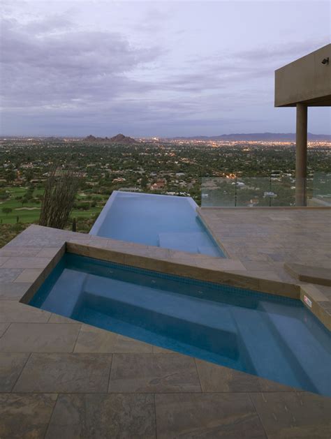 Camelback Mountainside Contemporary Pool Phoenix By Berghoff