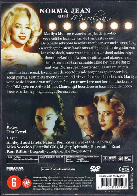 Speelfilm Norma Jean And Marilyn Dvd Ashley Judd Dvds Bol