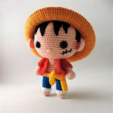 Monkey D Luffy One Piece Crochê Amigurumi No Elo7 Pipitasart 165cb49