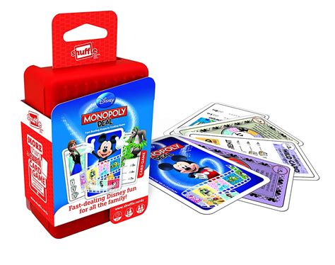 See more ideas about monopoly, card games, monopoly deal. Monopoly Deal Disney Card Game, Shuffle Disney Monopoly ...