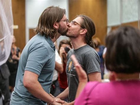 For Newlyweds Possible Stay Of Indiana Same Sex Marriage Ruling Clouds