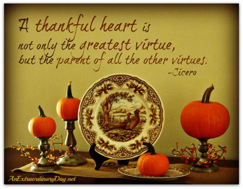 7 Days Of Thanksgiving ~ A Thankful Heart An Extraordinary Day