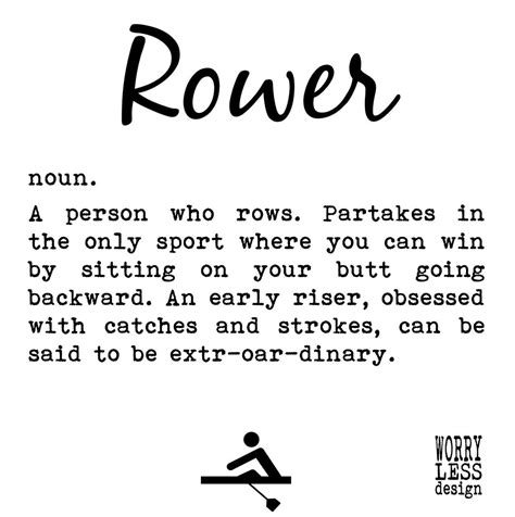 Rowing Gifts. Rower Definition. Mug. Rower Gift. Funny 