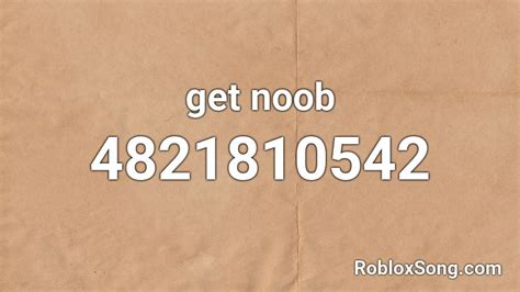 Get Noob Roblox Id Roblox Music Codes